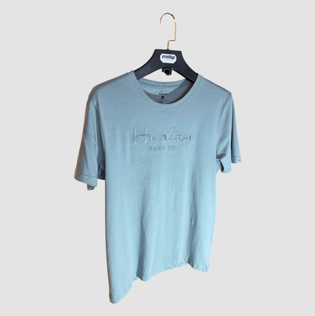 T-shirt Hurley Bleu Ciel Style Casual Surfwear