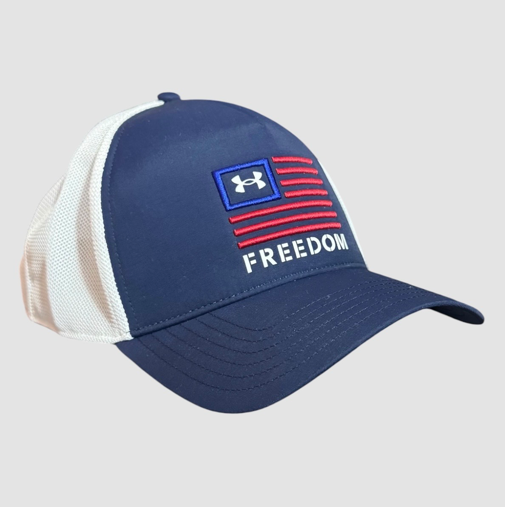 Cap Trucker Under Armour Freedom – Bleu Marine / Blanc