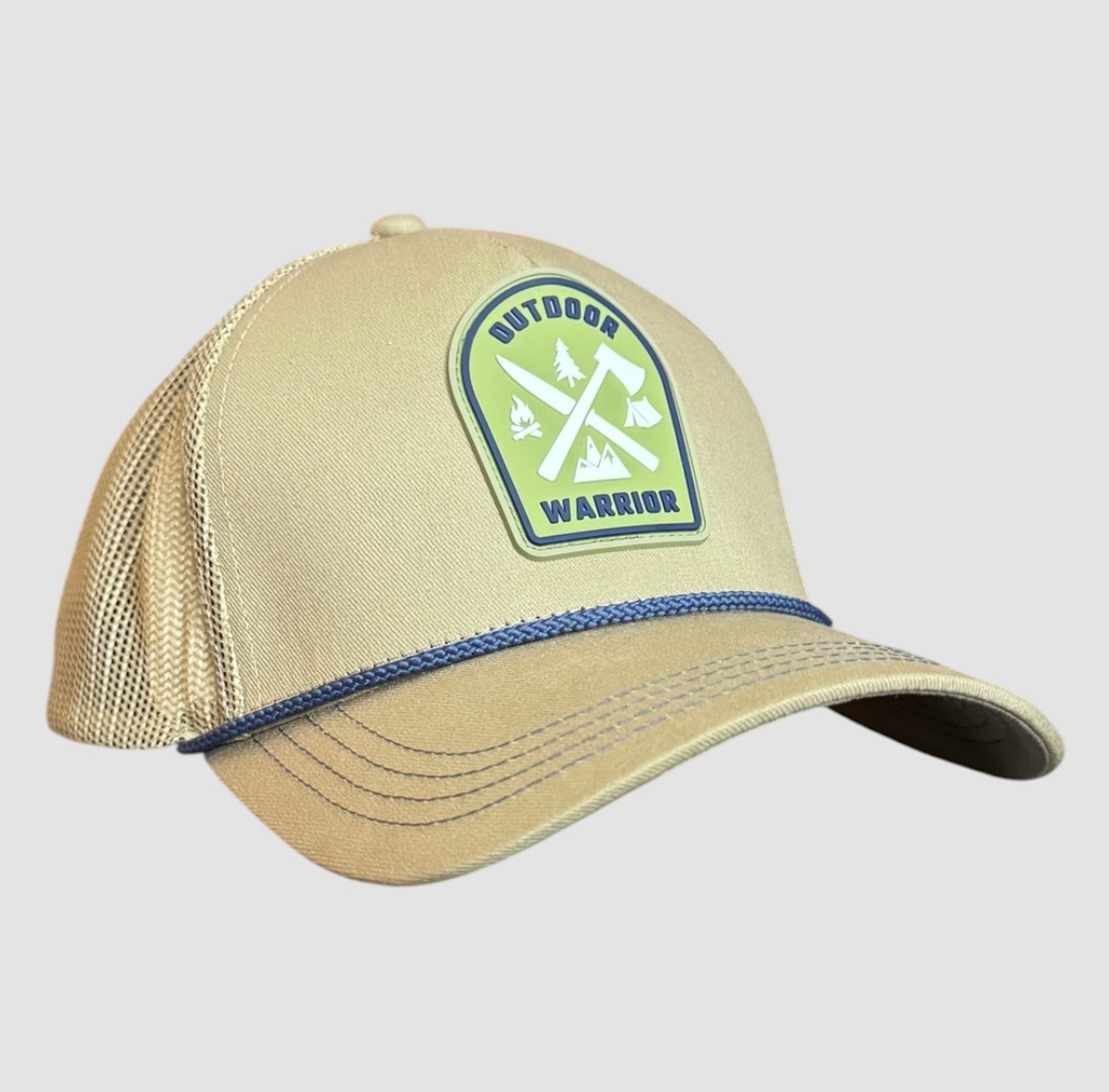 Casquette Trucker Outdoor Warrior – Kaki