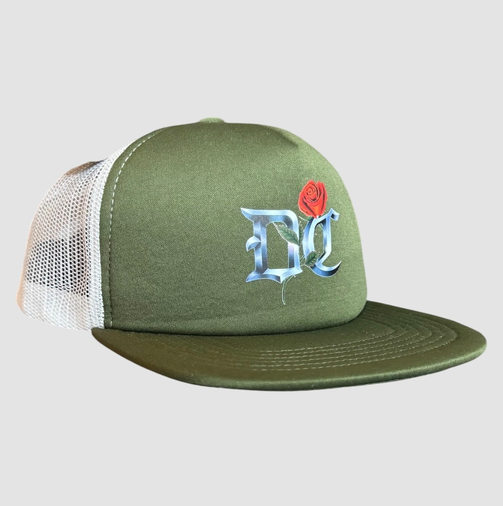 Casquette Trucker Dcshoeco Usa – Vert Olive