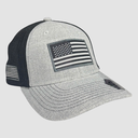 Cap Runs Deep Drapeau Américain – Gris Chiné / Noir