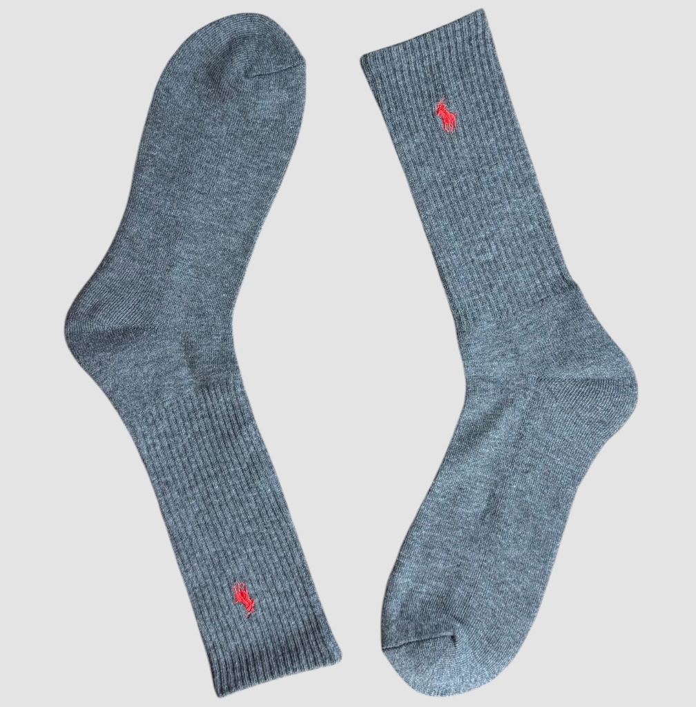 Paire de Chaussettes Polo Ralph Lauren – Gris Chiné