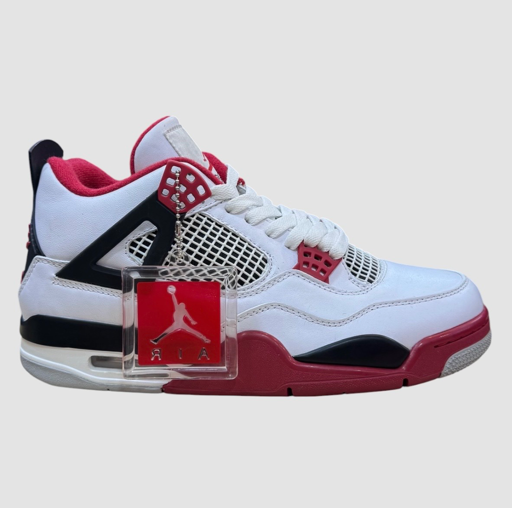 Air Jordan 4 Retro – White / Fire Red / Black
