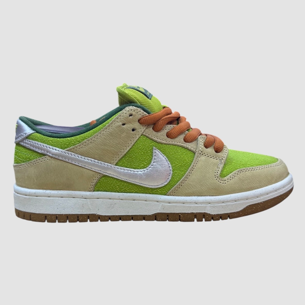 Nike SB Dunk Low Pro – Green Canvas / Beige