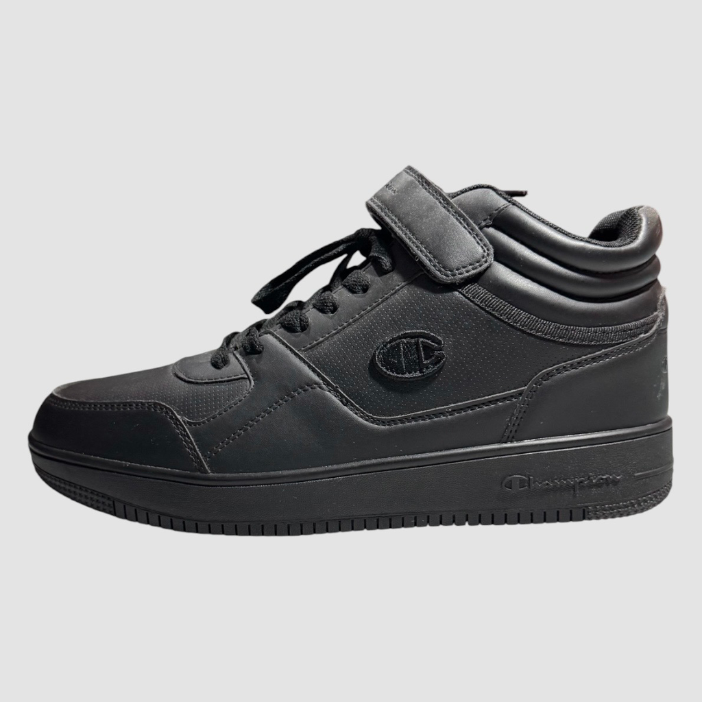 Chaussure Champion Mid Cut - Modèle Noir Uni