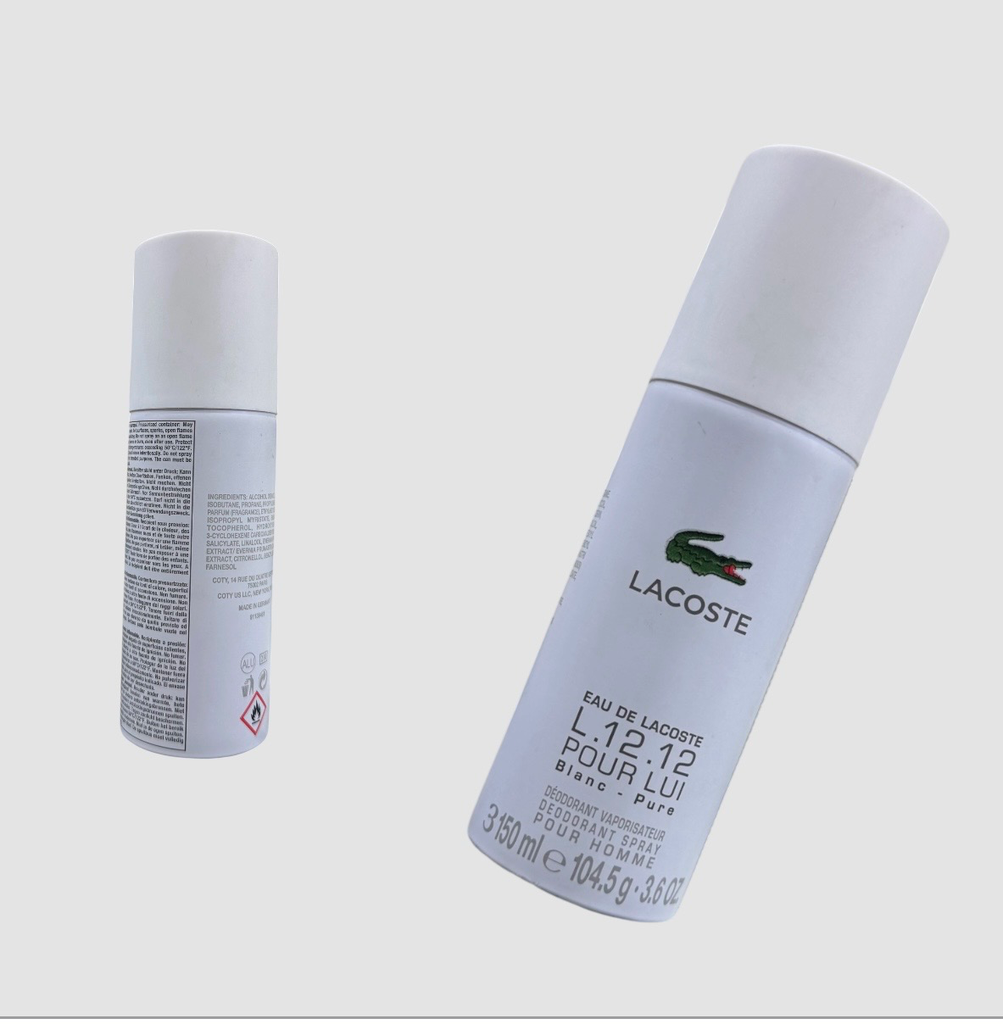 Déodorant Lacoste L.12.12 Pour Lui Blanc - Pure