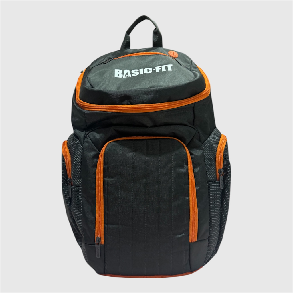 Sac à Dos Basic-Fit – Gris Foncé / Orange