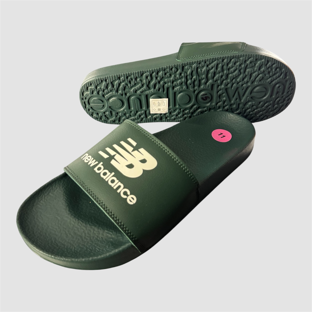 Slides New Balance – Vert Foncé / Olive