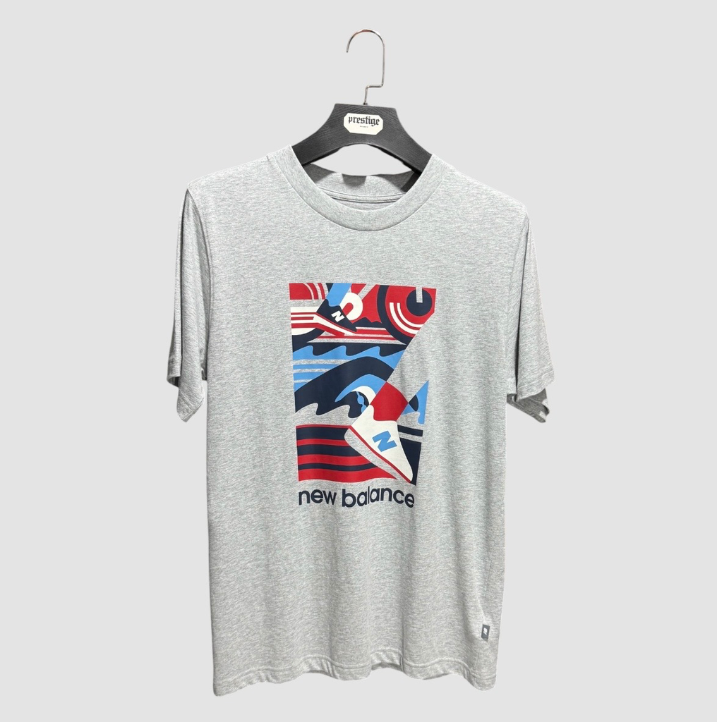 T-Shirt New Balance Graphic – Gris Chiné
