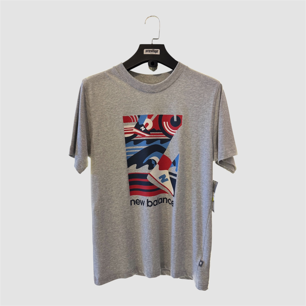 T-Shirt New Balance Graphic – Gris Chiné