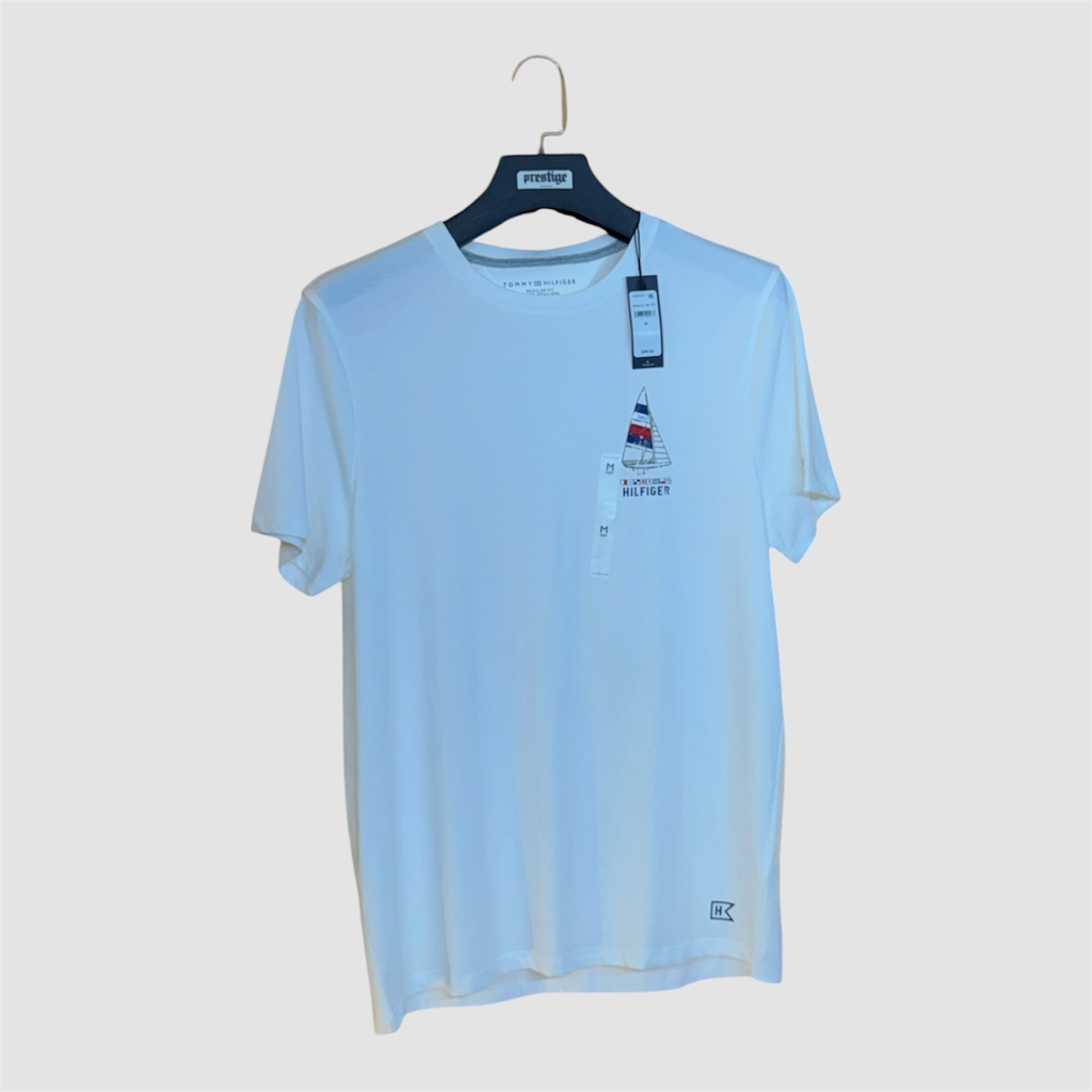 T-Shirt Tommy Hilfiger Sailboat – Blanc